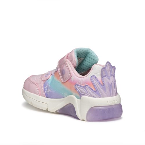 BB20-20241609 Geox Világítós Tavaszi Gyerek Cipő, Lány, Lila, J55M4E-C8842, Elsa