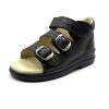 BB20-20241614 TD Shoes Szupinált Szandál, Fiú, Fekete, TDSBM26