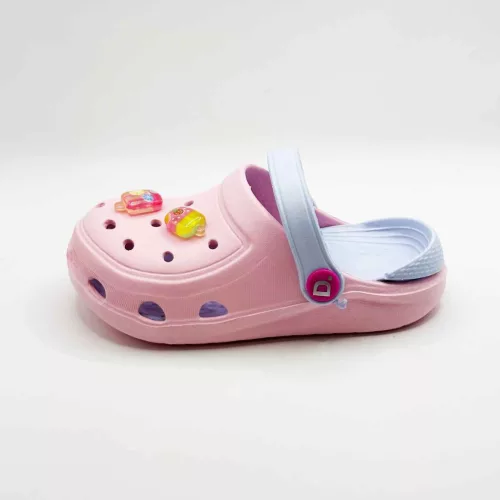 BB20-20250056 D.D.step, Gyerek gumipapucs, szandál, Lány, Rózsaszín, AGM057J091-41700DM