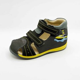 BB20-20250121 Szamos Zárt Szandál, Fiú, Szürke, 4414-204612-30