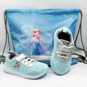 BB20-20250356 Disney Frozen Gyerek vászoncipő és tornazsák, Lány, Kék, CEP2300004938