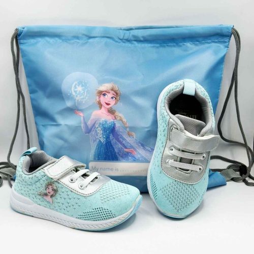 BB20-20250362 Disney Frozen Gyerek vászoncipő és tornazsák, Lány, Kék, CEP2300004938