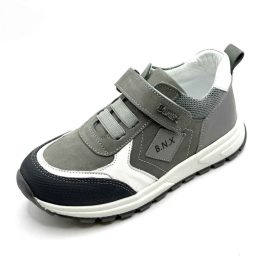 BB20-20250474 Benox Gyerek Cipő, Fiú, Szürke, BXS4