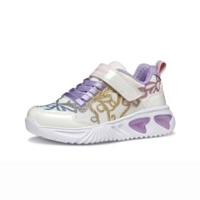 BB20-20250518 Geox Világítós Tavaszi Gyerek Cipő, Lány, Fehér, J55E9A-C0653