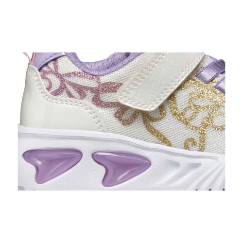 BB20-20250523 Geox Világítós Tavaszi Gyerek Cipő, Lány, Fehér, J55E9A-C0653