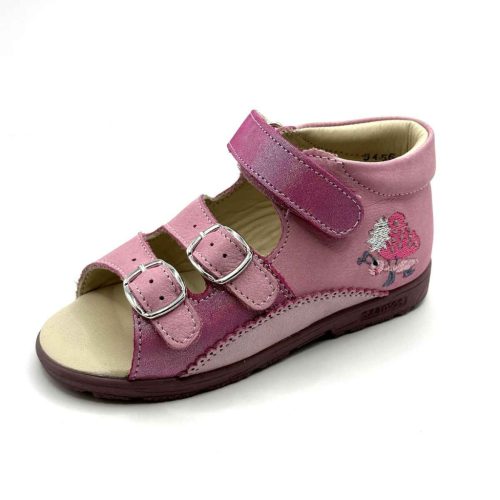BB20-20250537 Szamos Szupinált Szandál, Lány, Rózsaszín, 4416-407490-20