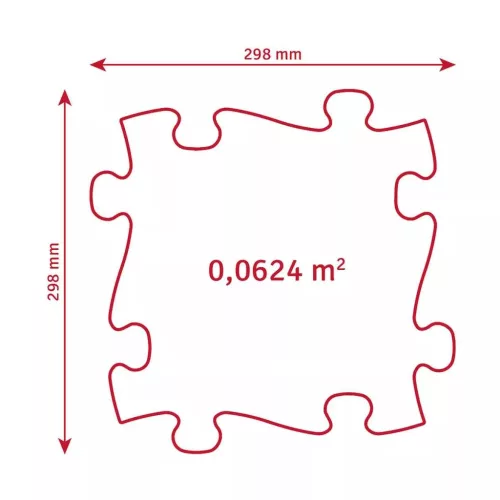 BB20-20250594 Muffik szenzoros ortopédia szőnyeg, Dínótojások, Narancssárga, Puha, 1 db