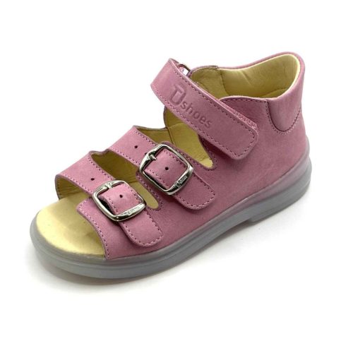 BB20-20250611 TD Shoes Világítós Szupinált Szandál, Lány, Rózsaszín, TDSLP21