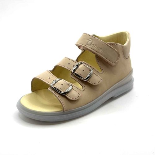 BB20-20250619 TD Shoes Világítós Szupinált Szandál, Lány, Rózsaszín, TDSLPP24