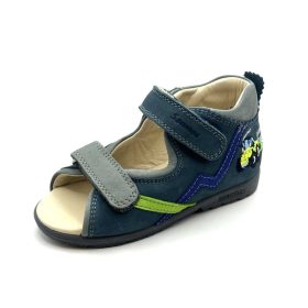 BB20-20250683 Szamos Szupinált Szandál, Fiú, Kék, 4412-107392-29