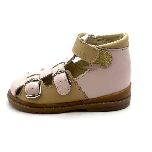 BB20-20250717 Salus Szupinált Zárt Szandál, Lány, Rózsaszín, FLO-801