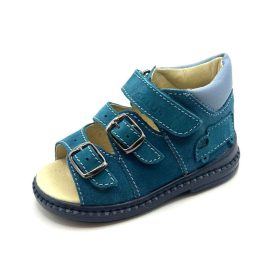 BB20-20250728 Salus Szupinált Szandál, Fiú, Kék, FLO-911
