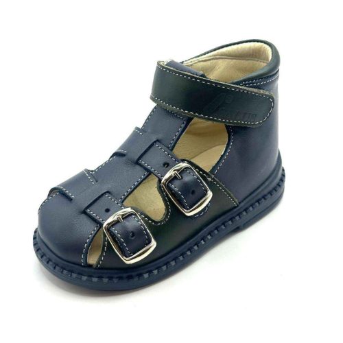 BB20-20250749 Salus Szupinált Zárt Szandál, Fiú, Kék, FLO-801