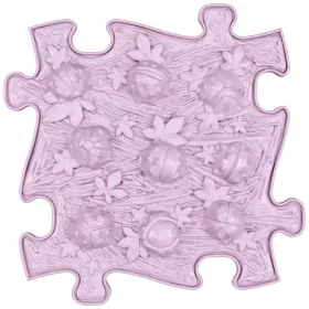 BB20-20250798 Muffik szenzoros ortopédiai szőnyeg puzzle, Gesztenye, Lila, Kemény, 1 db