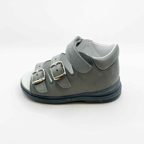 BB20-20250826 TD Shoes Szupinált Szandál, Fiú. Szürke, TDSG24