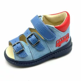 BB20-20250885 Salus Szupinált Szandál, Fiú, Kék, FLO-911, Busz