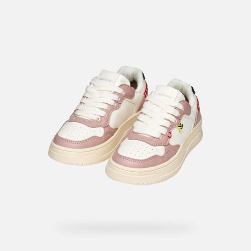 BB20-20250923 Geox Gyerek Cipő, Lány, Fehér, J56NLC-C0674