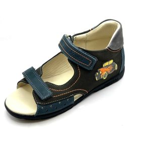 BB20-20251350 Szamos Szupinált Szandál, Fiú, Kék, 4368-207093-32