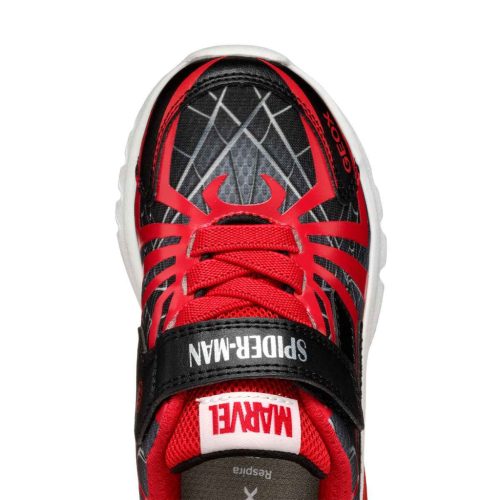 BB20-20251487 Geox Világítós Gyerek Cipő, Fiú, Fekete, J55LBG-C0048, Pókember