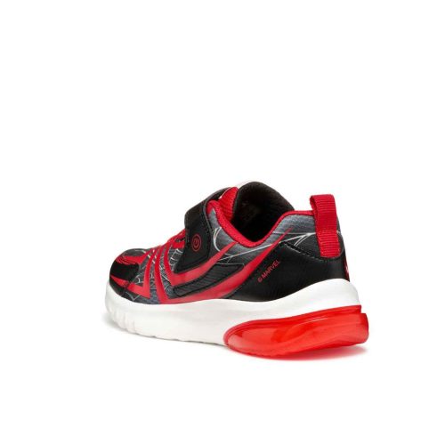 BB20-20251489 Geox Világítós Gyerek Cipő, Fiú, Fekete, J55LBG-C0048, Pókember