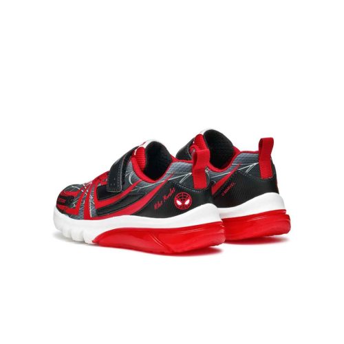 BB20-20251492 Geox Világítós Gyerek Cipő, Fiú, Fekete, J55LBG-C0048, Pókember