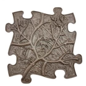 BB20-20251493 Muffik szenzoros ortopédia szőnyeg, Gyökerek, Barna, Kemény, 1 db