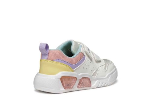 BB20-20251560 Geox Világítós Tavaszi Gyerek Cipő, Lány, Fehér, J55HPA-C0653