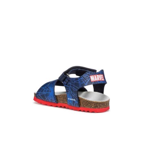 BB20-20251630 Geox Szandál, Fiú, Kék, B552QC-C0735, Pókember