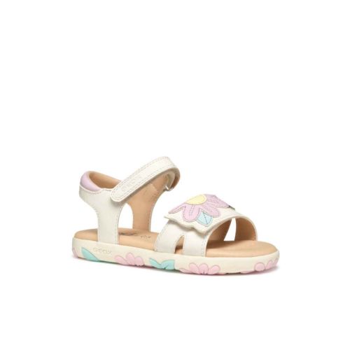 BB20-20251691 Geox Szandál, Lány, Fehér, J558ZB-C0406