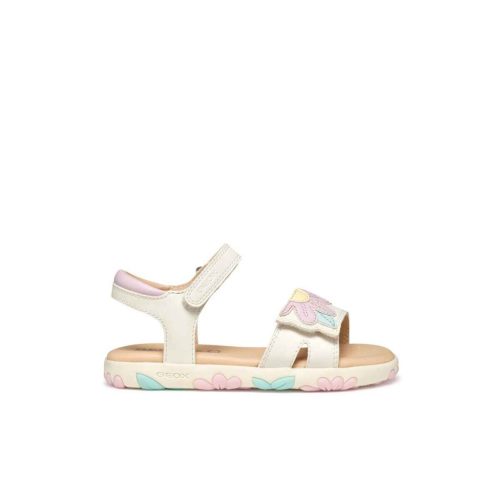 BB20-20251693 Geox Szandál, Lány, Fehér, J558ZB-C0406