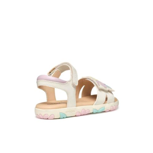BB20-20251693 Geox Szandál, Lány, Fehér, J558ZB-C0406