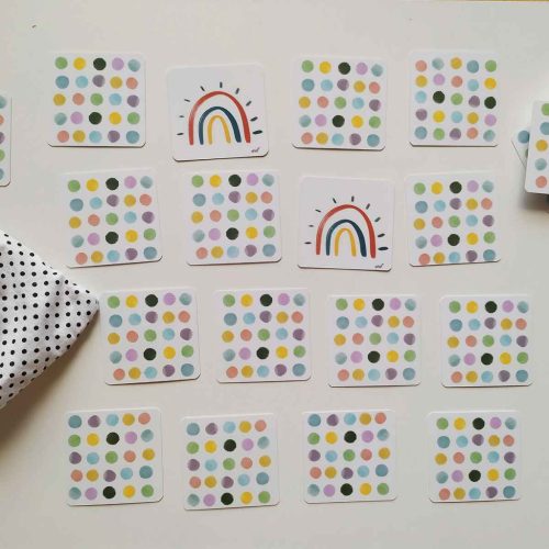 BB20-20251844 Gyerek memóriakártya, Szívárványos 