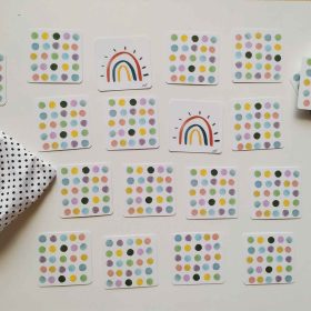 BB20-20251845 Gyerek memóriakártya, Szívárványos 