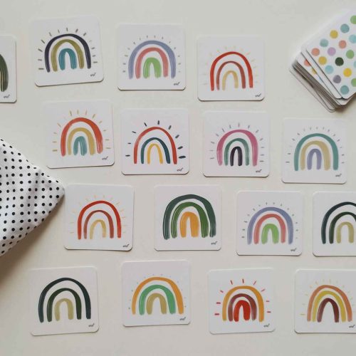 BB20-20251845 Gyerek memóriakártya, Szívárványos 