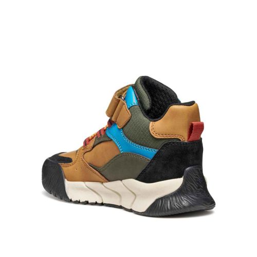 BB20-20252005 Geox Vízálló Gyerek Cipő, Fiú, Barna, J56NBA-C2GA3