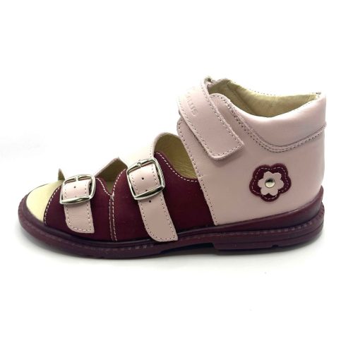 BB20-20252100 Salus Szupinált Szandál, Lány, Bordó, FLO-911