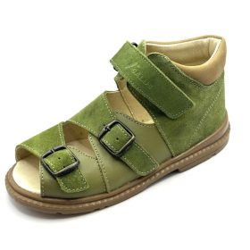 BB20-20252130 Salus Szupinált Szandál, Fiú, Zöld, FLO-911