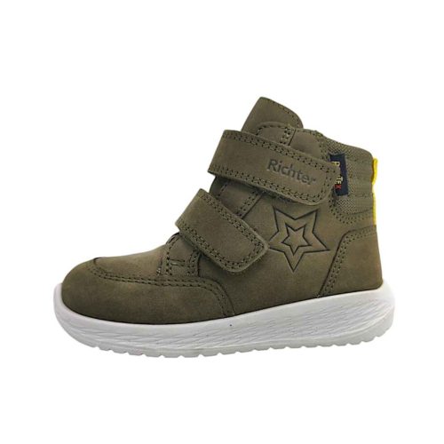 BB20-20252191 Richter Őszi Vízálló Gyerek Cipő, Fiú, Zöld, 0659-8251-8500