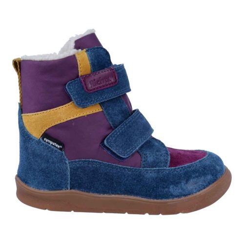 BB20-20252264 Richter Vízálló Barefoot Téli Gyerek Cipő, Lány, Bordó, 0759-2211-5501