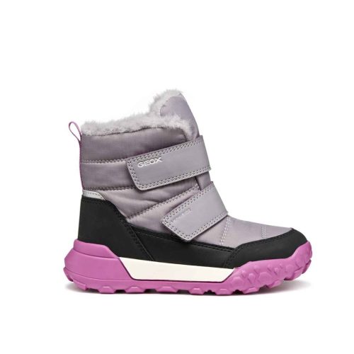 BB20-20252299 Geox Vízálló Téli Gyerek Cipő, Lány, Lila, J46M7B-C1324