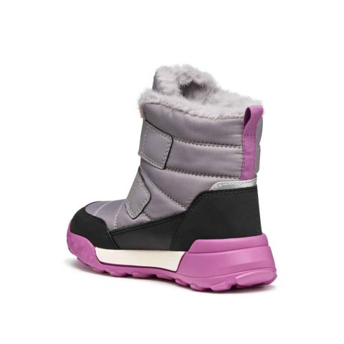 BB20-20252300 Geox Vízálló Téli Gyerek Cipő, Lány, Lila, J46M7B-C1324