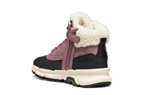BB20-20252304 Geox Vízálló Téli Gyerek Cipő, Lány, Rózsaszín, J56NGA-C8049