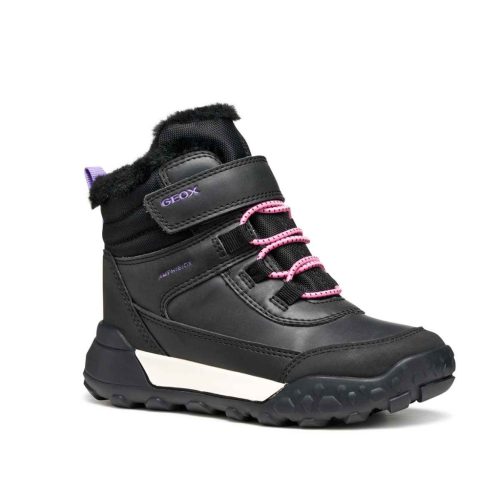 BB20-20252318 Geox Vízálló Téli Gyerek Cipő, Lány, Fekete, J46M7A-C9266