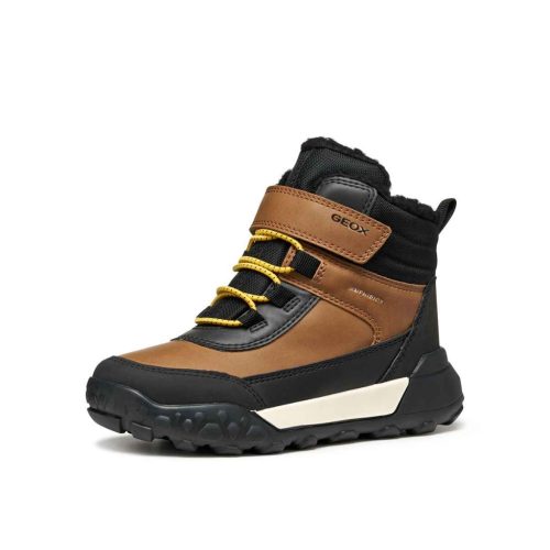 BB20-20252322 Geox Vízálló Téli Gyerek Cipő, Fiú, Barna, J46MBE-C0275