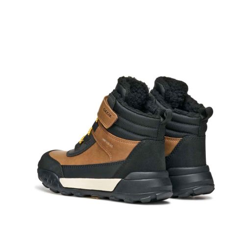 BB20-20252322 Geox Vízálló Téli Gyerek Cipő, Fiú, Barna, J46MBE-C0275