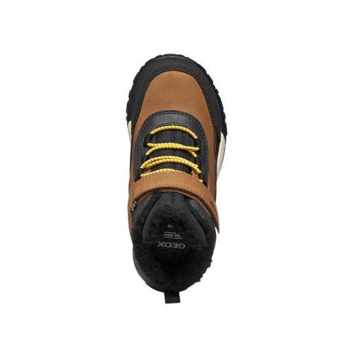 BB20-20252322 Geox Vízálló Téli Gyerek Cipő, Fiú, Barna, J46MBE-C0275