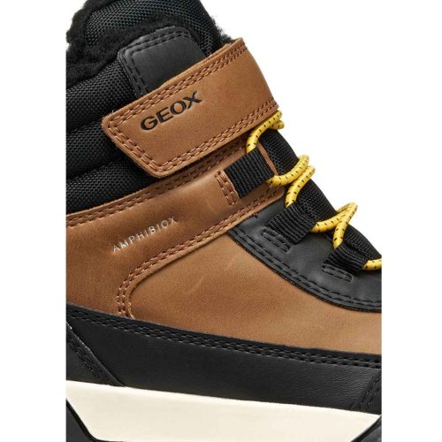 BB20-20252322 Geox Vízálló Téli Gyerek Cipő, Fiú, Barna, J46MBE-C0275