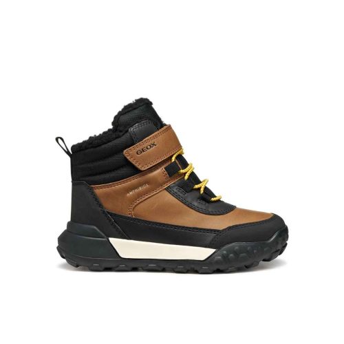 BB20-20252324 Geox Vízálló Téli Gyerek Cipő, Fiú, Barna, J46MBE-C0275