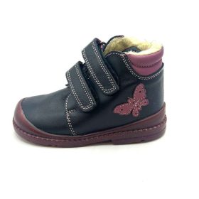 BB20-20252453 Salus Téli Szupinált Gyerek Cipő, Lány, Fekete, Flo-910, Pillangó