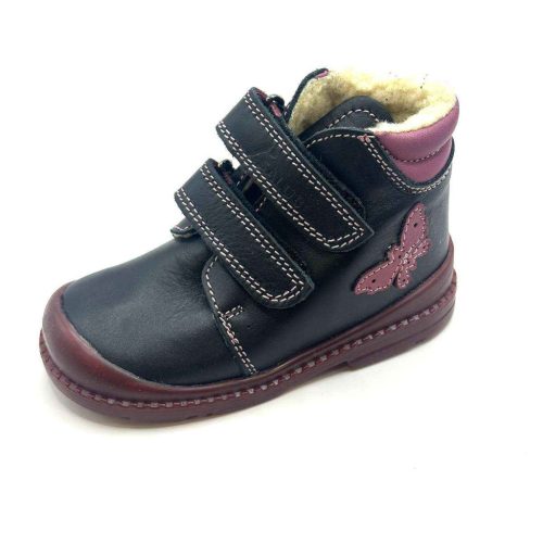 BB20-20252453 Salus Téli Szupinált Gyerek Cipő, Lány, Fekete, Flo-910, Pillangó